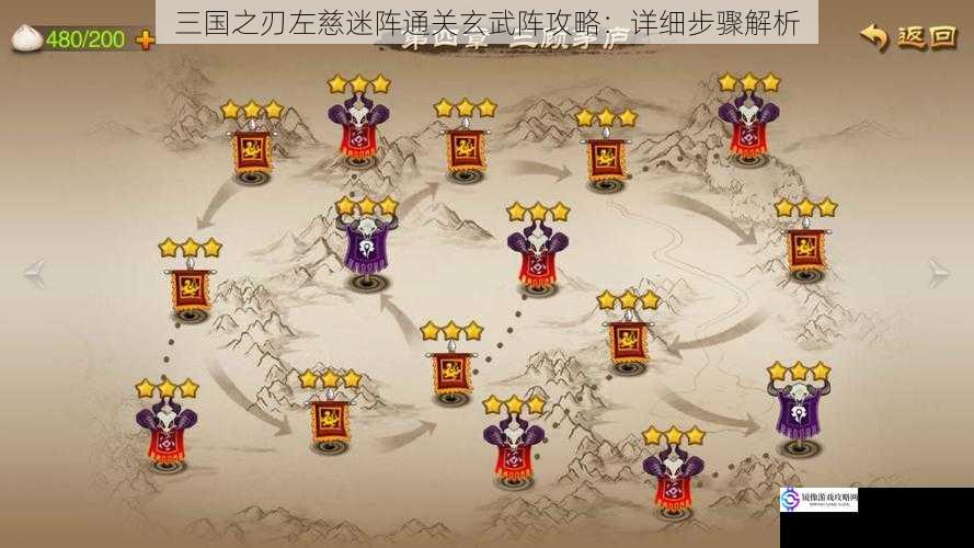 三国之刃左慈迷阵通关玄武阵攻略：详细步骤解析