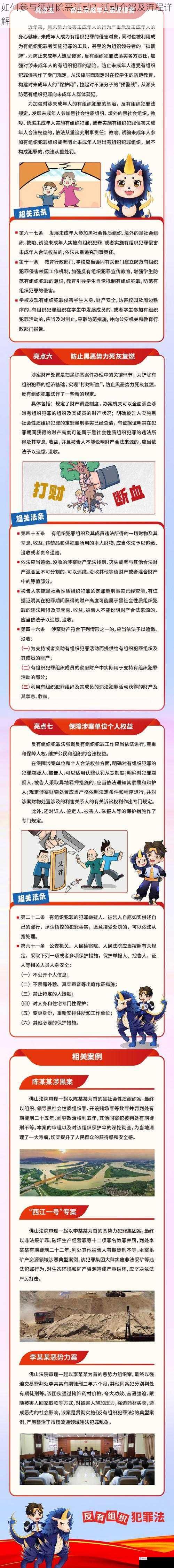 如何参与惩奸除恶活动？活动介绍及流程详解