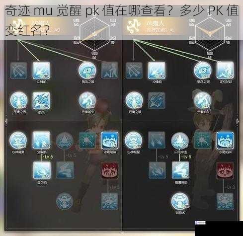 奇迹 mu 觉醒 pk 值在哪查看？多少 PK 值变红名？