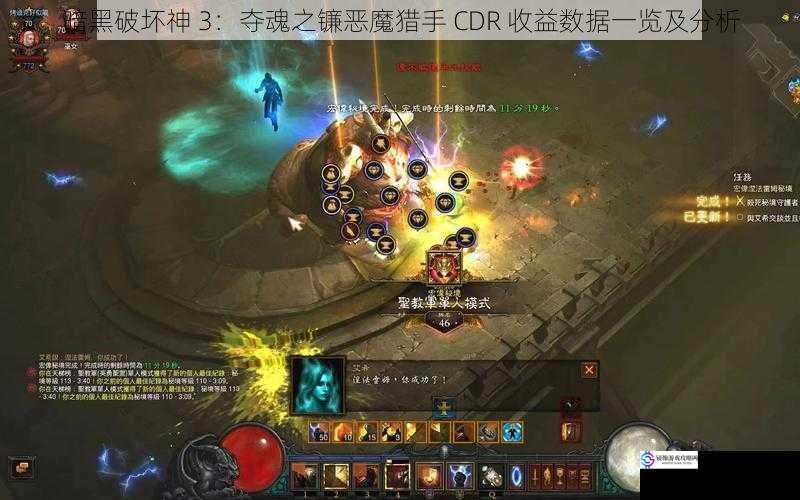 暗黑破坏神 3：夺魂之镰恶魔猎手 CDR 收益数据一览及分析