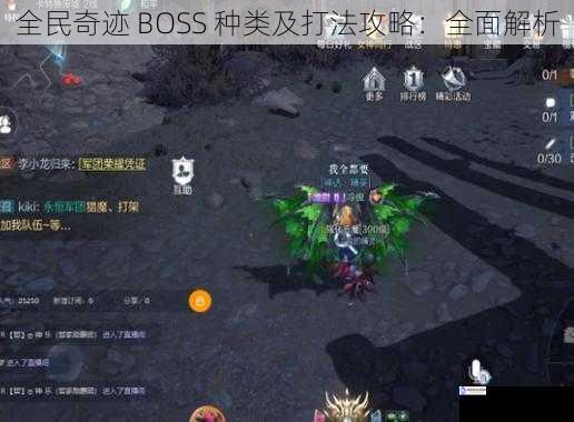 全民奇迹 BOSS 种类及打法攻略：全面解析