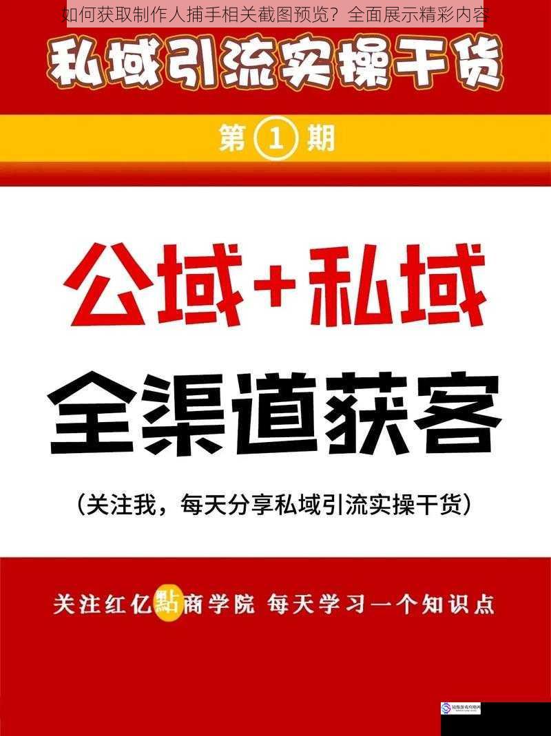 如何获取制作人捕手相关截图预览？全面展示精彩内容