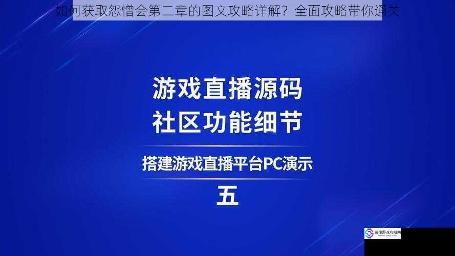 如何获取怨憎会第二章的图文攻略详解？全面攻略带你通关