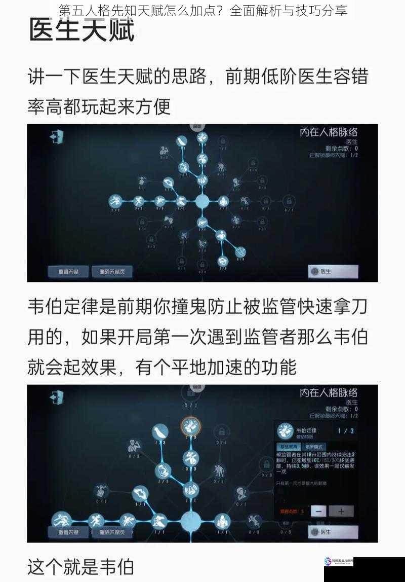 第五人格先知天赋怎么加点？全面解析与技巧分享