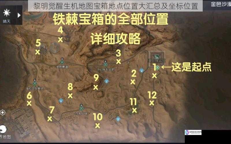 黎明觉醒生机地图宝箱地点位置大汇总及坐标位置