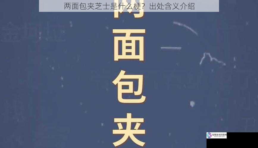 两面包夹芝士是什么梗？出处含义介绍