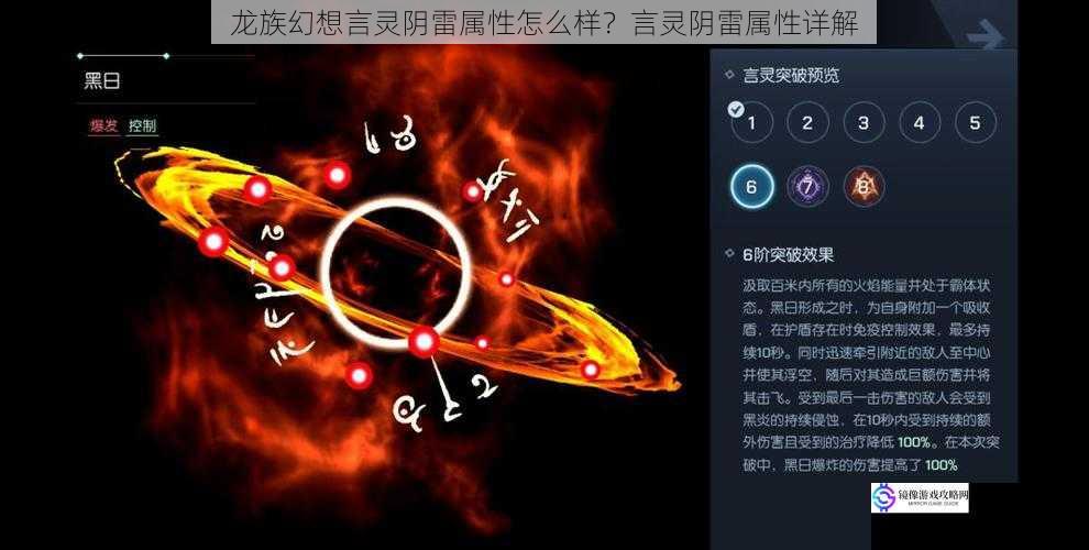 龙族幻想言灵阴雷属性怎么样？言灵阴雷属性详解