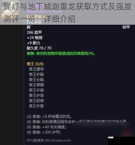 提灯与地下城迦雷龙获取方式及强度测评一览：详细介绍