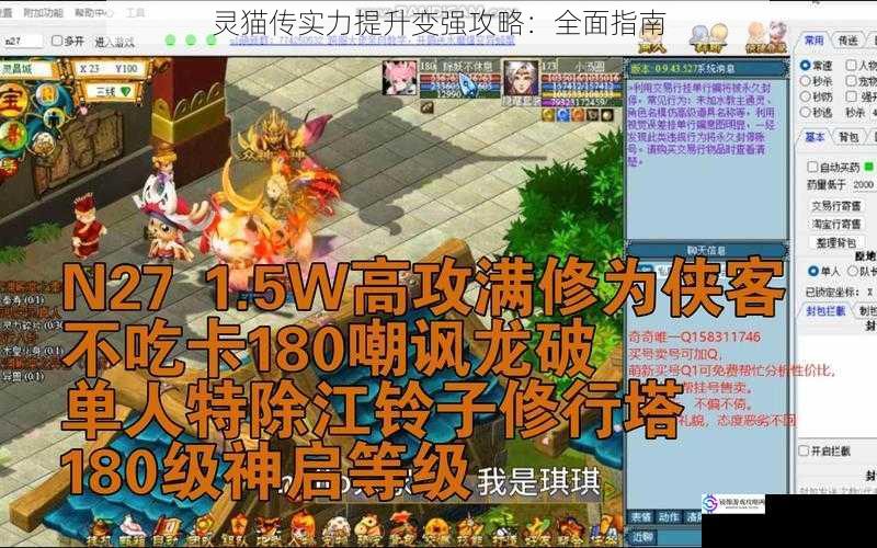 灵猫传实力提升变强攻略：全面指南