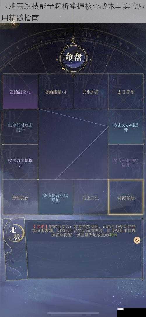 卡牌嘉纹技能全解析掌握核心战术与实战应用精髓指南