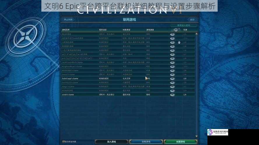 文明6 Epic平台跨平台联机详细教程与设置步骤解析