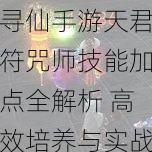 寻仙手游天君符咒师技能加点全解析 高效培养与实战技巧推荐