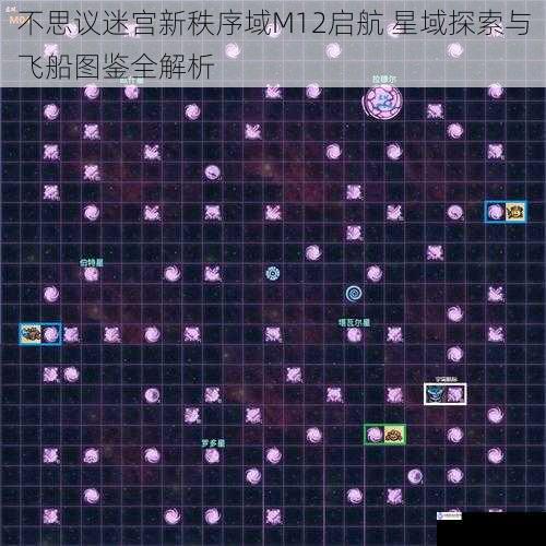 不思议迷宫新秩序域M12启航 星域探索与飞船图鉴全解析