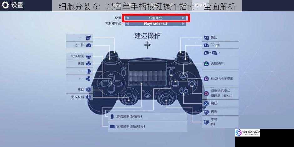 细胞分裂 6：黑名单手柄按键操作指南：全面解析