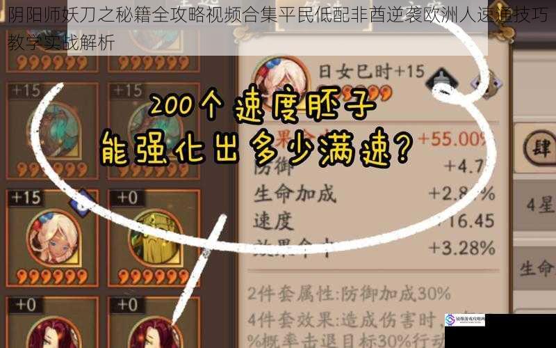 阴阳师妖刀之秘籍全攻略视频合集平民低配非酋逆袭欧洲人速通技巧教学实战解析